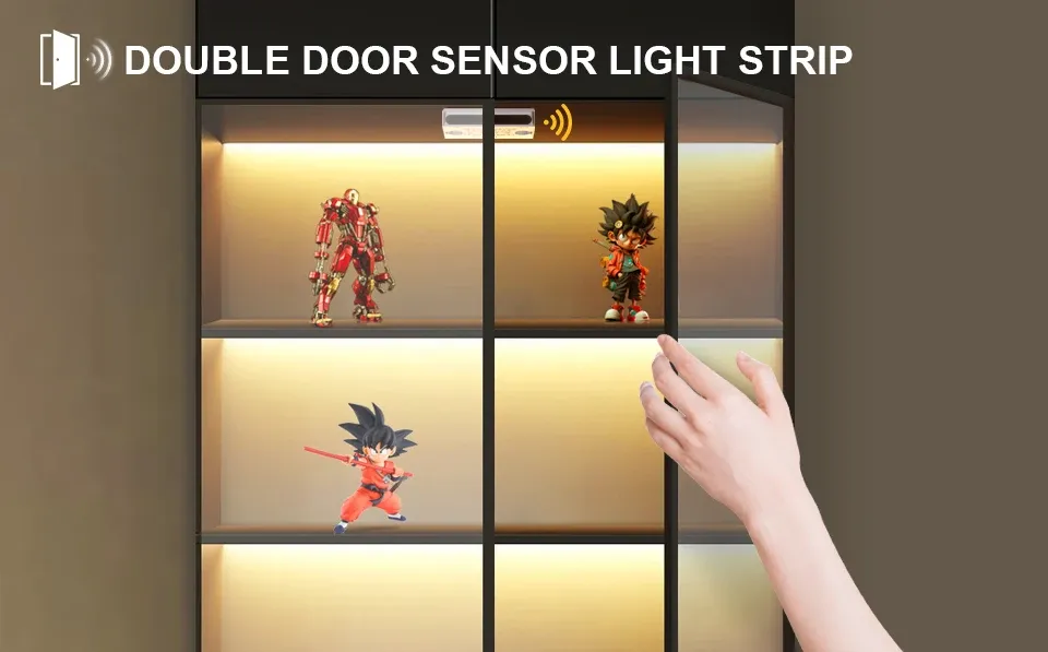Vue d'ensemble de l'éclairage LED intelligent pour armoire de cuisine