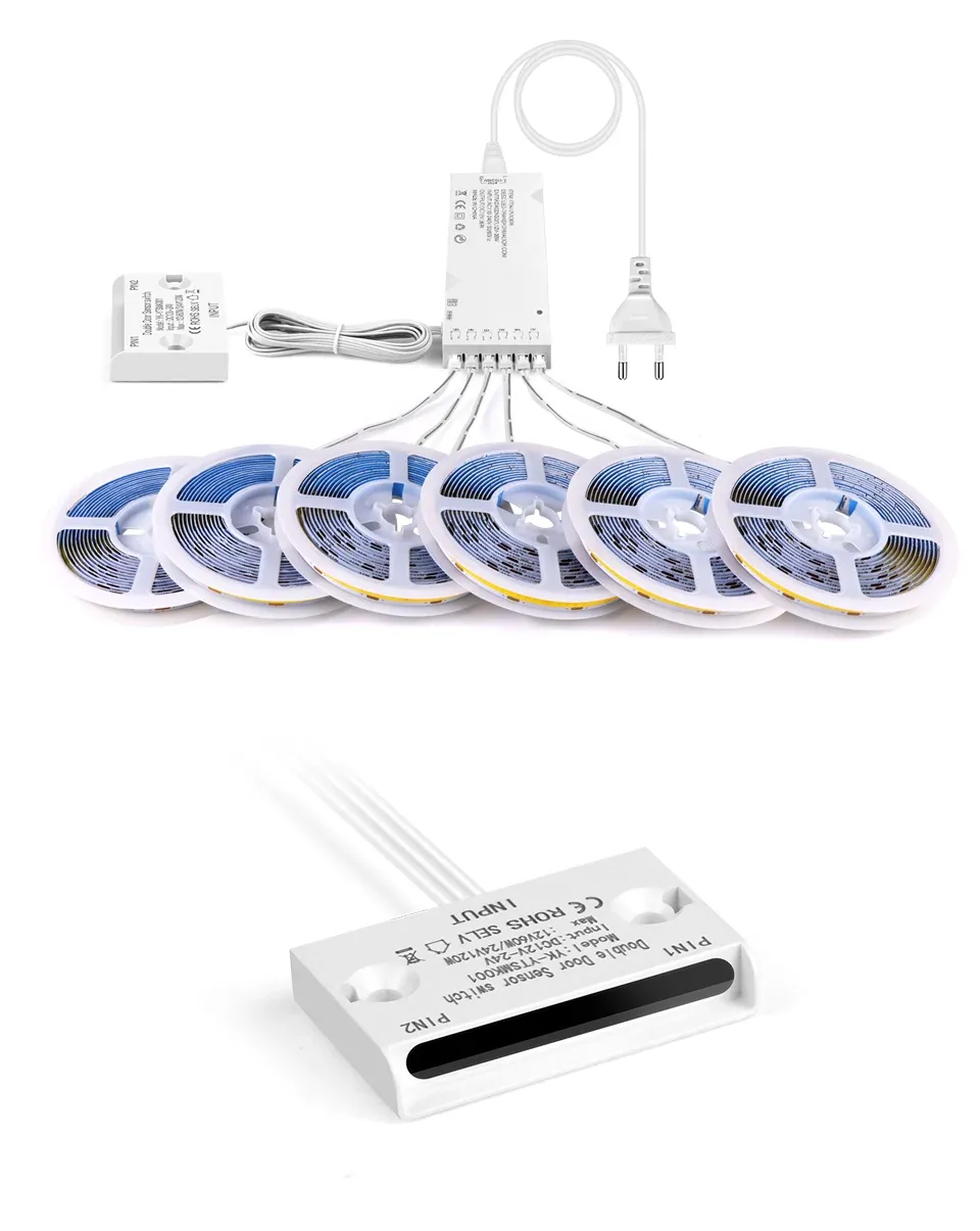 Éclairage LED dans un meuble de salle de bain