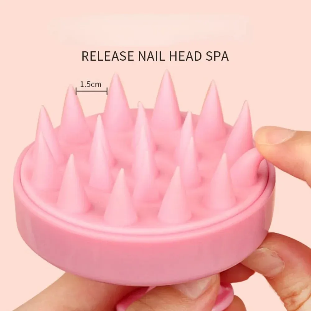 Brosse à shampoing en silicone, vue principale