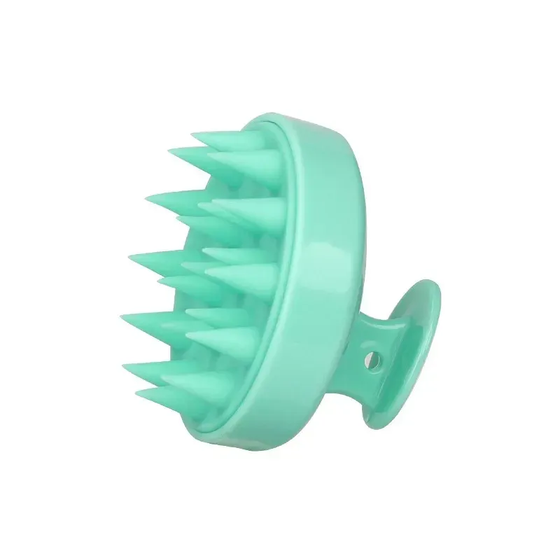 Brosse de shampoing en silicone pour massage du cuir chevelu et lavage des cheveux 22