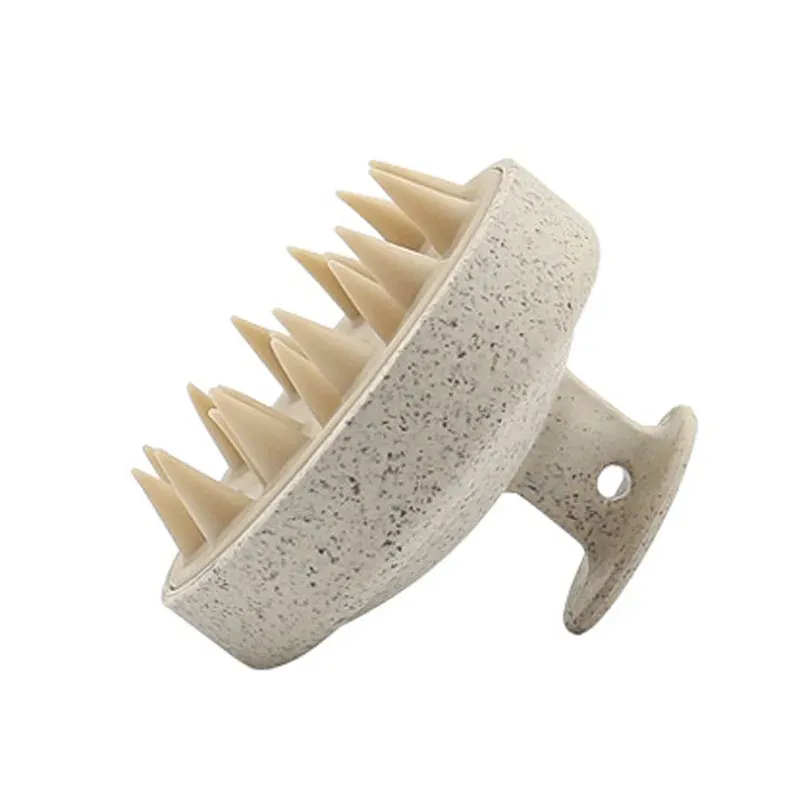 Brosse de shampoing en silicone pour massage du cuir chevelu et lavage des cheveux 16