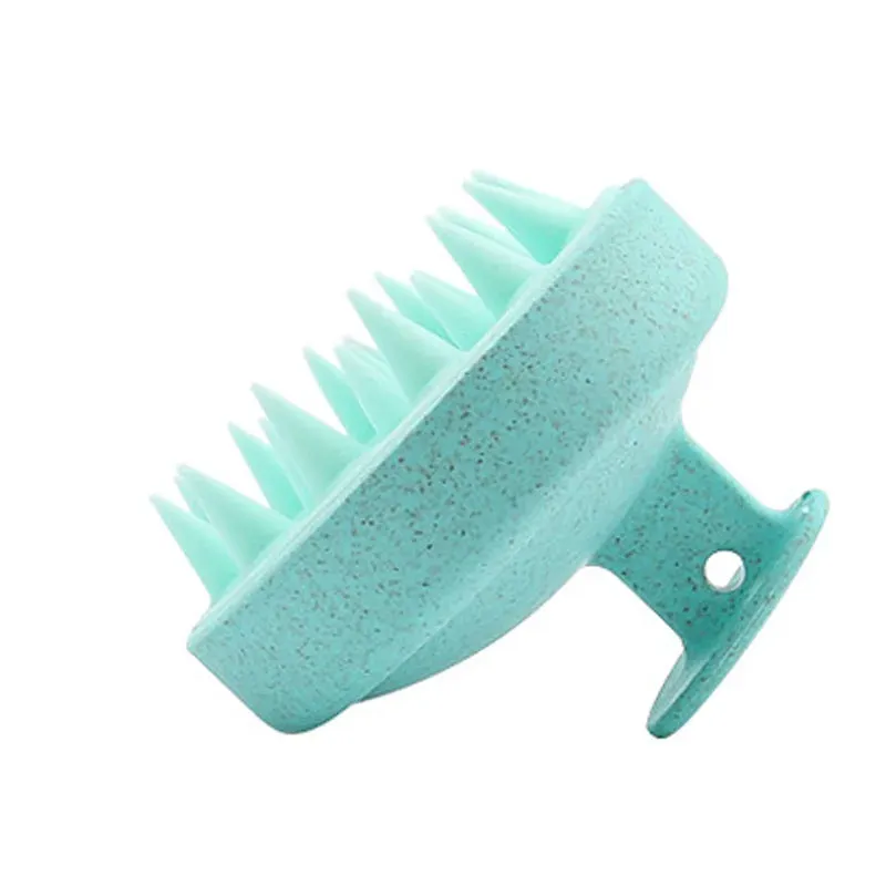 Brosse de shampoing en silicone pour massage du cuir chevelu et lavage des cheveux 14