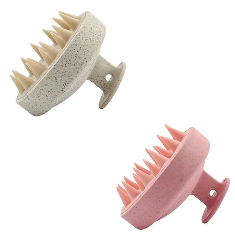 Brosse de shampoing en silicone pour massage du cuir chevelu et lavage des cheveux 10