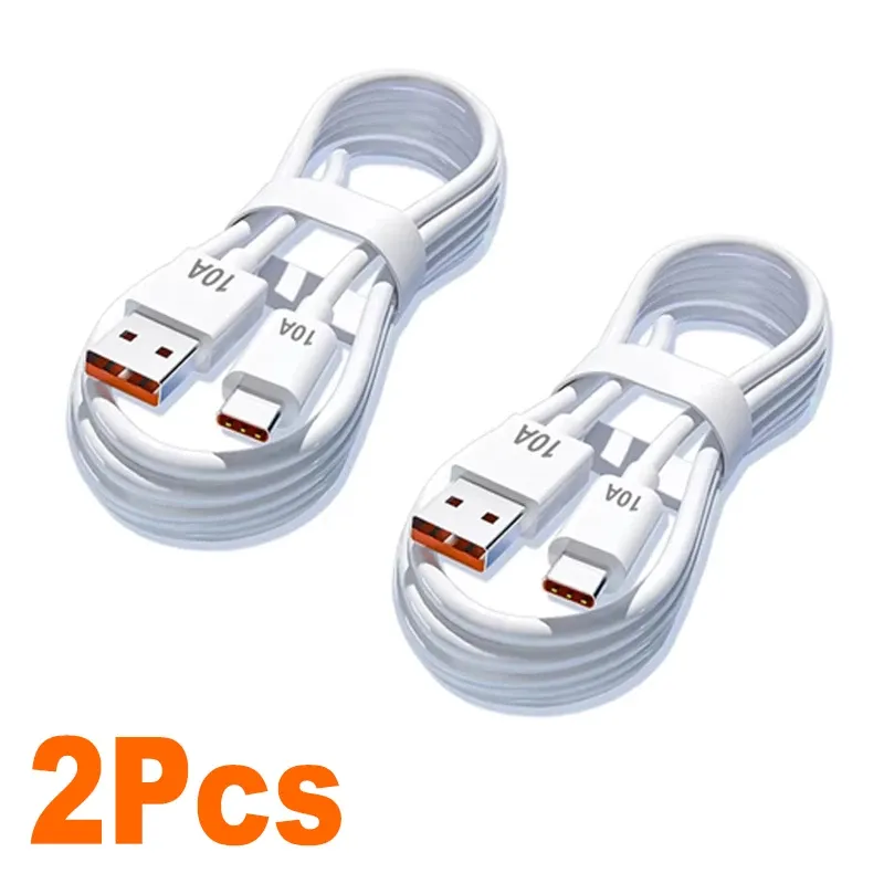 Câble USB vers USB-C 10 A, 120 W, charge ultra rapide, compatible Android, transfert de données haute vitesse, compatible Xiaomi Redmi, 2 m, lot de 1, 2 ou 3 8
