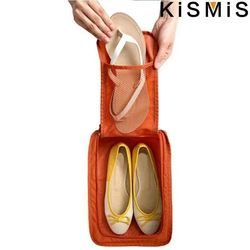 Sac de rangement pour chaussures en situation de voyage