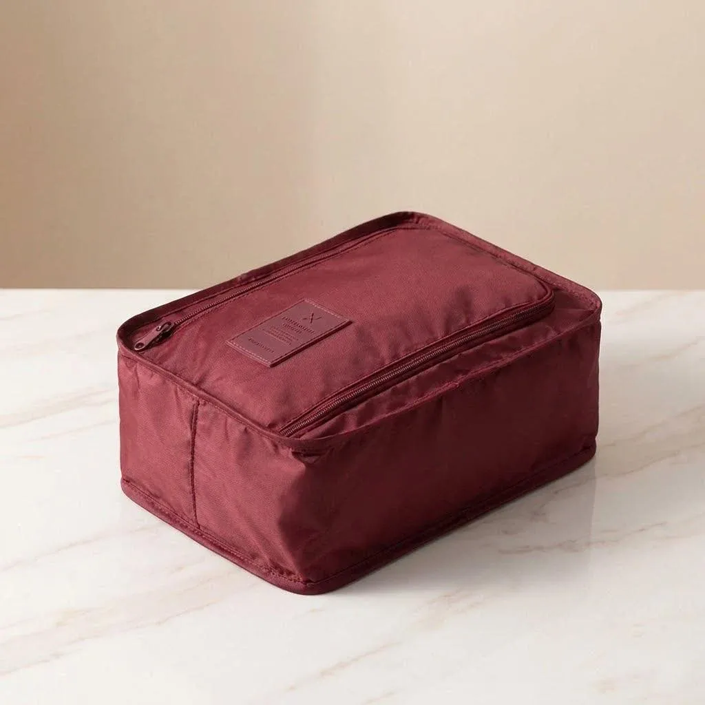 Sac de rangement portable pour chaussures de voyage à fermeture éclair 11