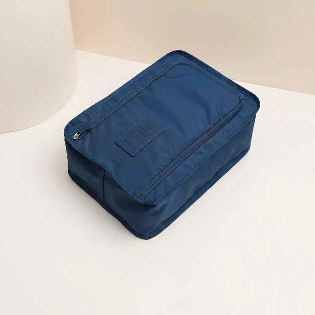 Sac de rangement portable pour chaussures de voyage à fermeture éclair 8
