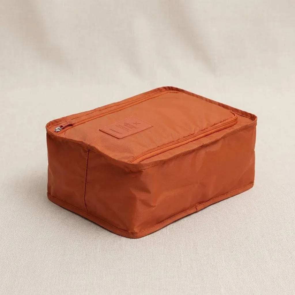Sac de rangement portable pour chaussures de voyage à fermeture éclair 10