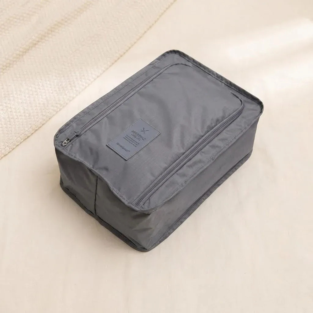 Sac de rangement portable pour chaussures de voyage à fermeture éclair 12