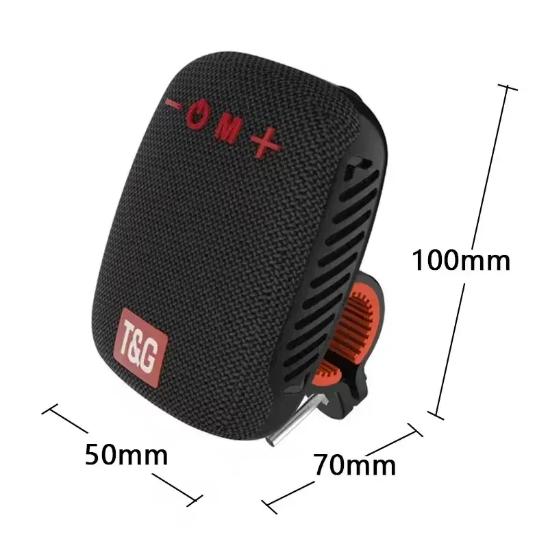 Enceinte Bluetooth portable sans fil TG392 pour vélo et extérieur, haut-parleur de guidon TWS avec caisson de basses étanche pour trottinette 6