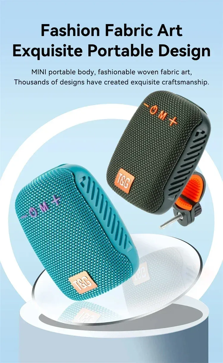Enceinte Bluetooth TG392 pour vélo, vue 4