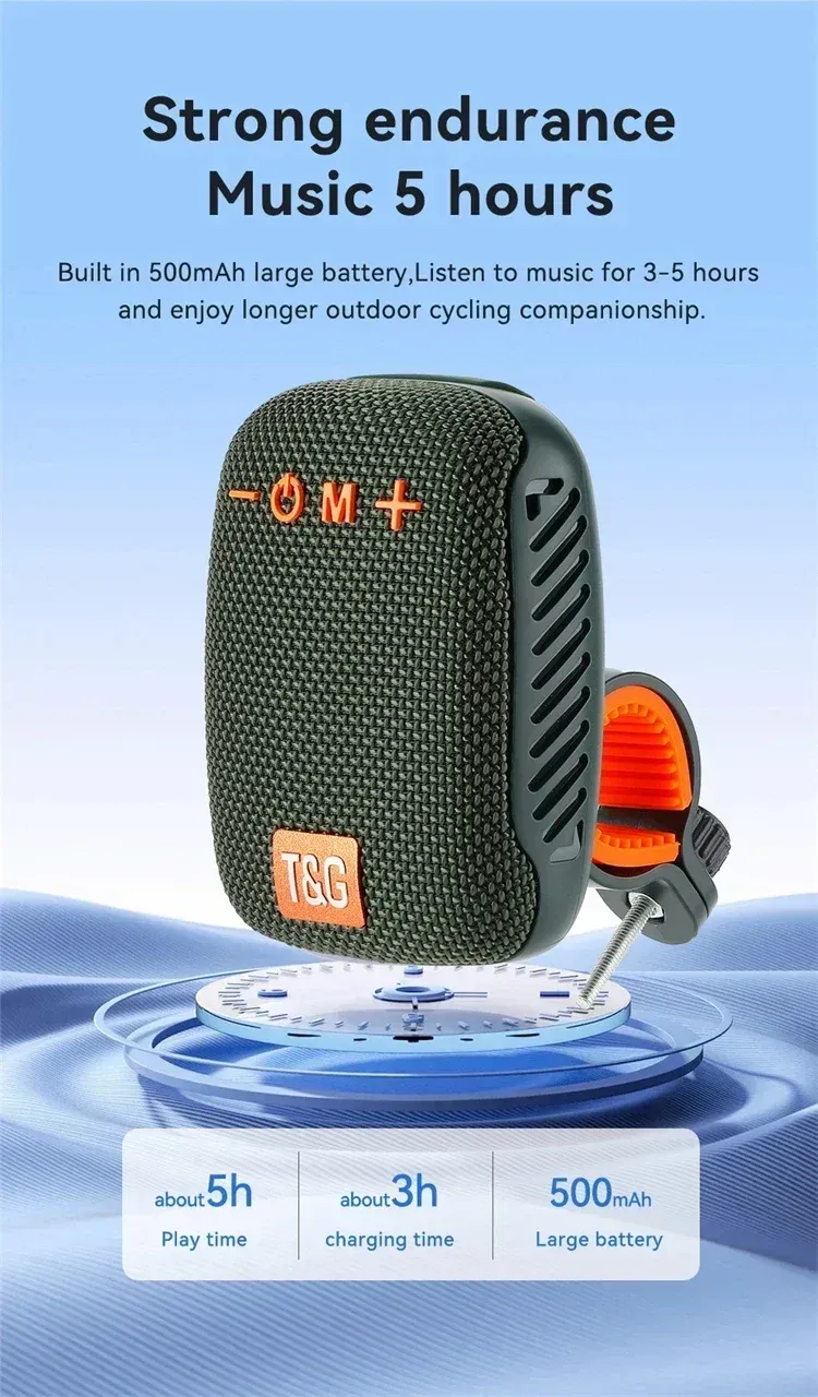 Enceinte Bluetooth TG392 pour vélo, vue 9