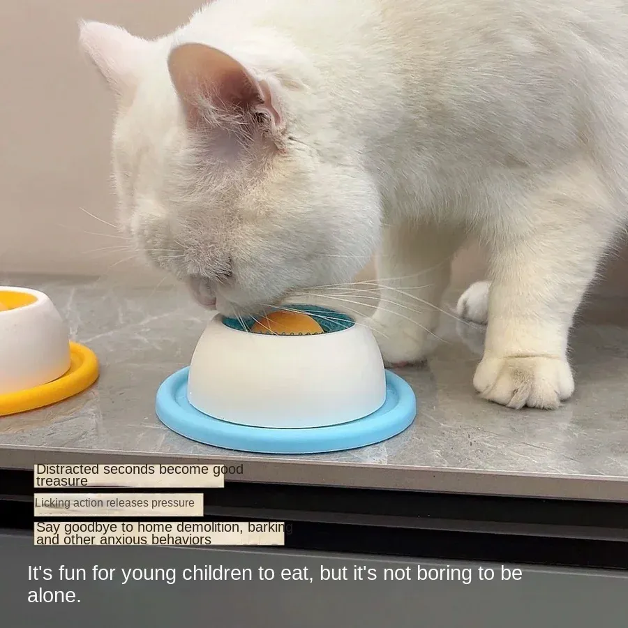 Jouet à lécher pour chiens et chats, distributeur d'aliments à rythme lent et accessoire d'enrichissement 3