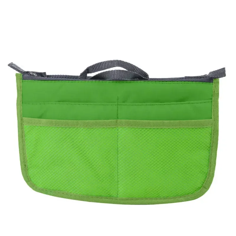 Organisateur de sac à main en nylon pour femmes, insert de voyage avec doublure grande capacité 10