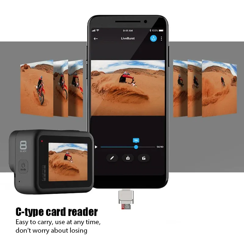 Lecteur de carte USB-C au design épuré