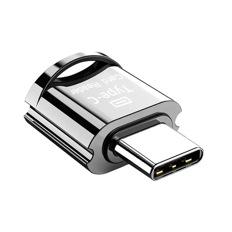 Lecteur de carte USB 3.1 Type-C, adaptateur USB-C pour cartes TF et Micro SD, compatible OTG, pour ordinateur portable, smartphone Samsung, iPhone et Xiaomi 8