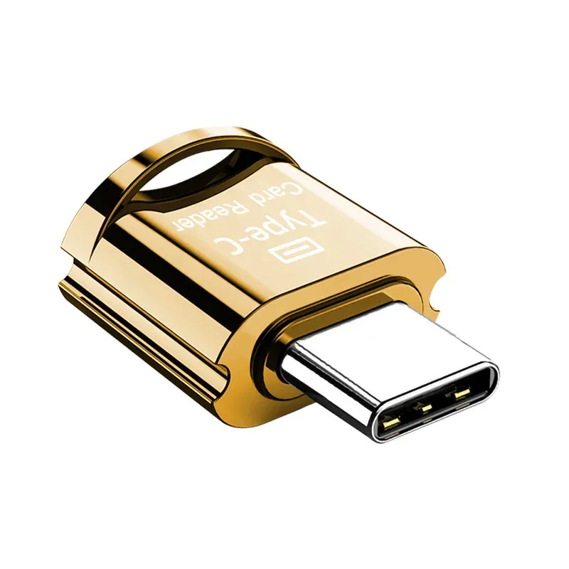 Lecteur de carte USB 3.1 Type-C, adaptateur USB-C pour cartes TF et Micro SD, compatible OTG, pour ordinateur portable, smartphone Samsung, iPhone et Xiaomi 6