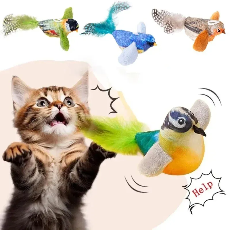 Jouet pour chat dans un intérieur moderne