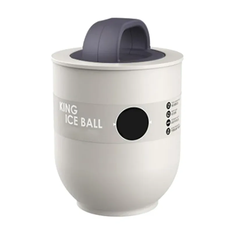 Moule à boules de glace en silicone anti-fonte, plateau à glaçons transparent pour whisky et cocktails 7
