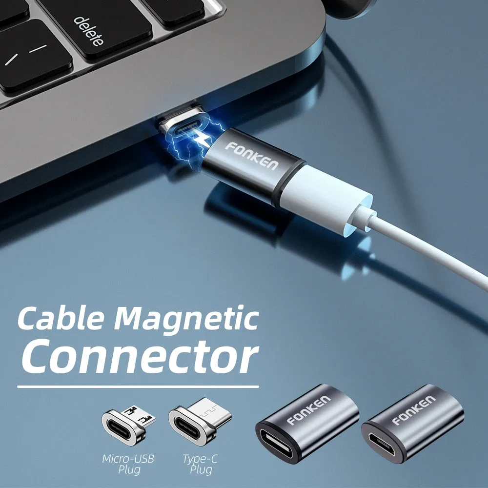 Adaptateur magnétique FONKEN, connexion magnétique