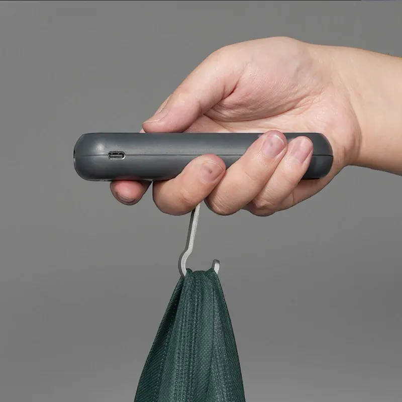 JIMIHOME JM-G3701 Balance Électronique Portable Rechargeable 0,01–30 kg avec Crochet, Pèse-Bagages Numérique et Écran LCD 5