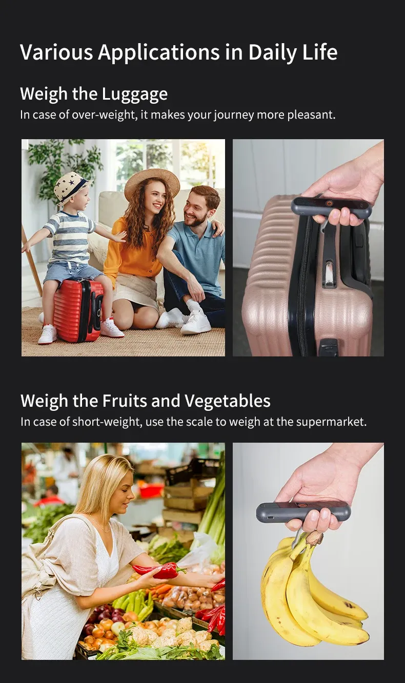 Pèse-bagages JIMIHOME en situation