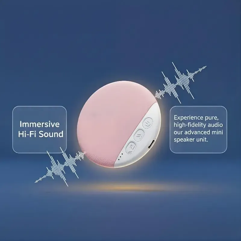 Enceinte placée sous un oreiller dans une chambre