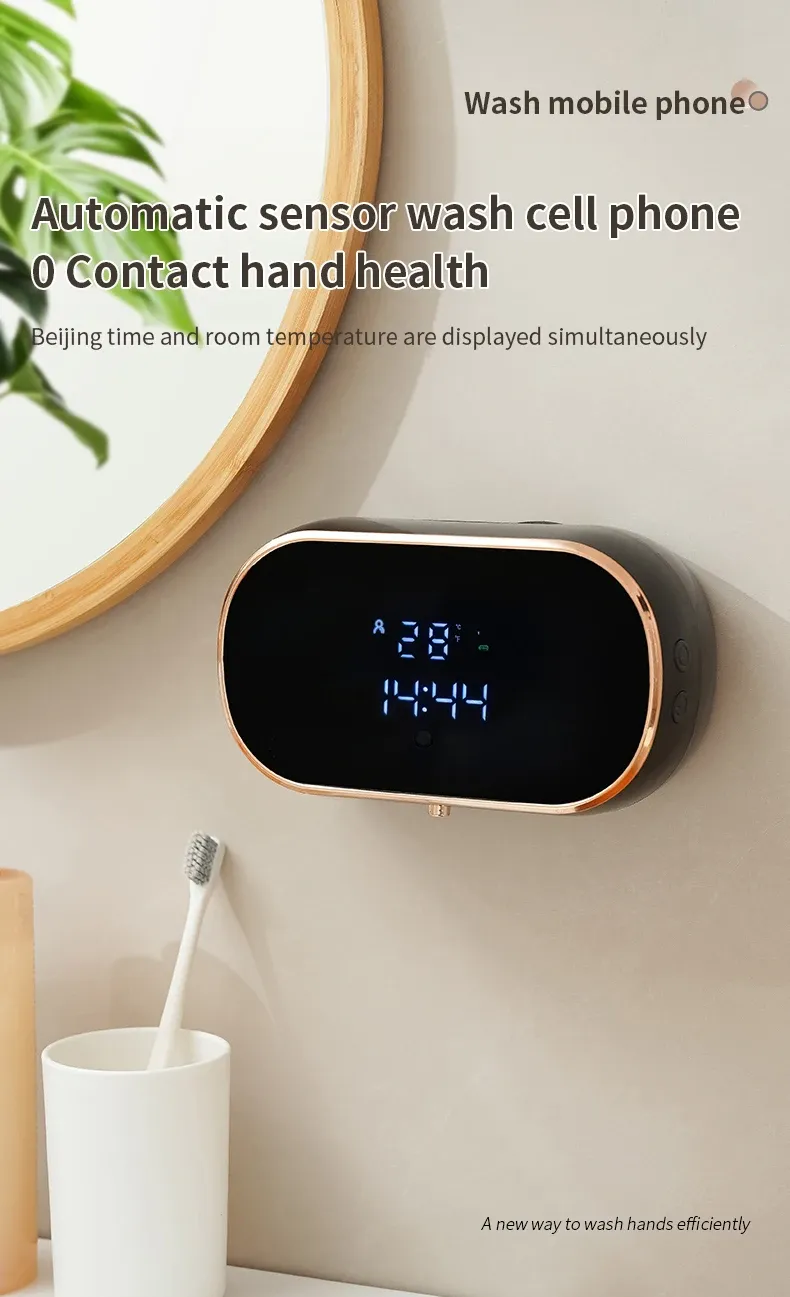 Distributeur automatique de savon moussant intelligent, vue d'ensemble