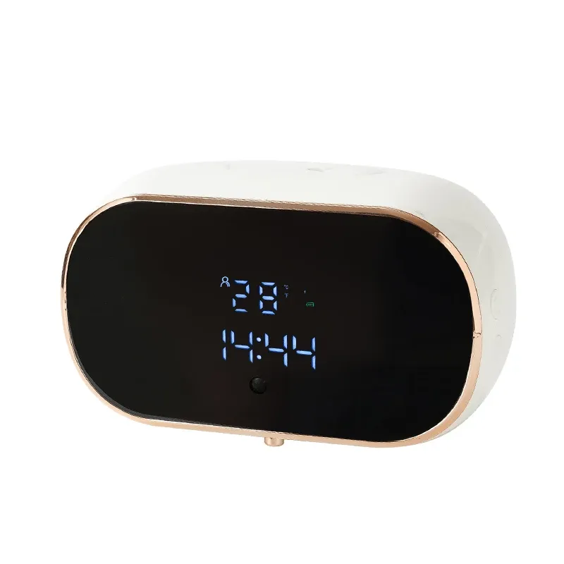 Distributeur de savon moussant automatique et intelligent, rechargeable par USB, pour salle de bain, en ABS bicolore 7