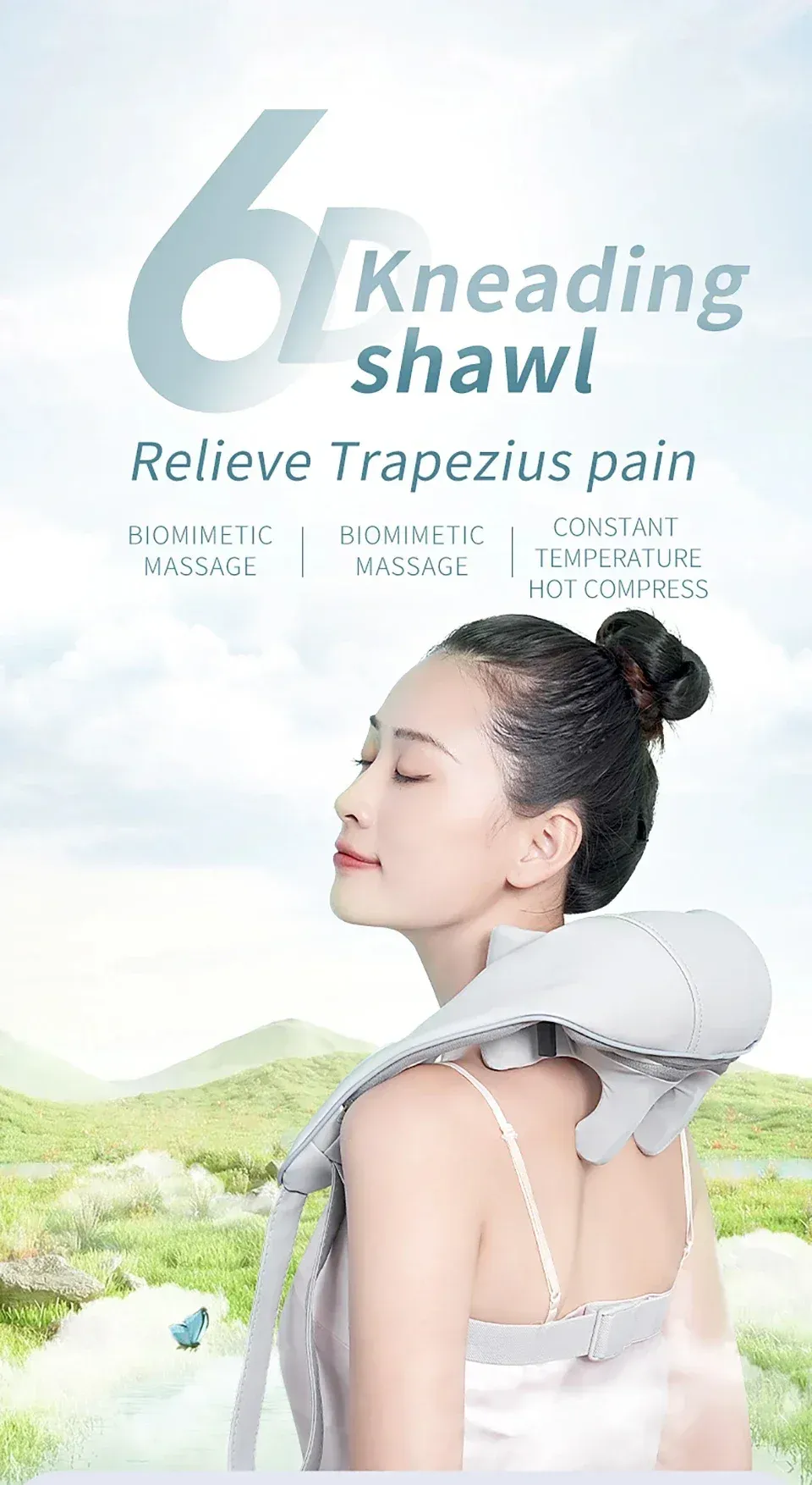 Masseur shiatsu Lifegoods pour la nuque et les épaules
