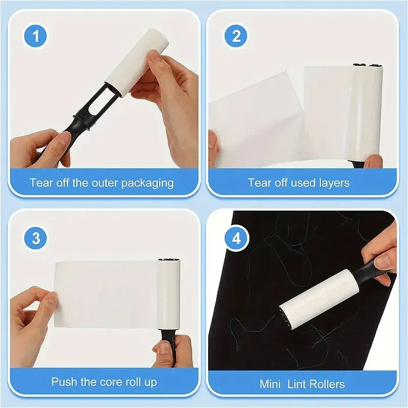 Détail du rouleau anti-peluches sur un vêtement