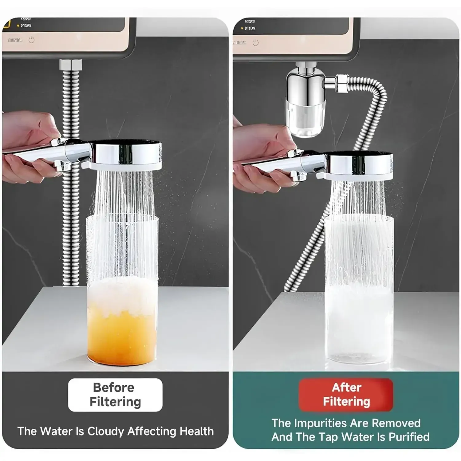 Filtre à eau anti-calcaire, détails