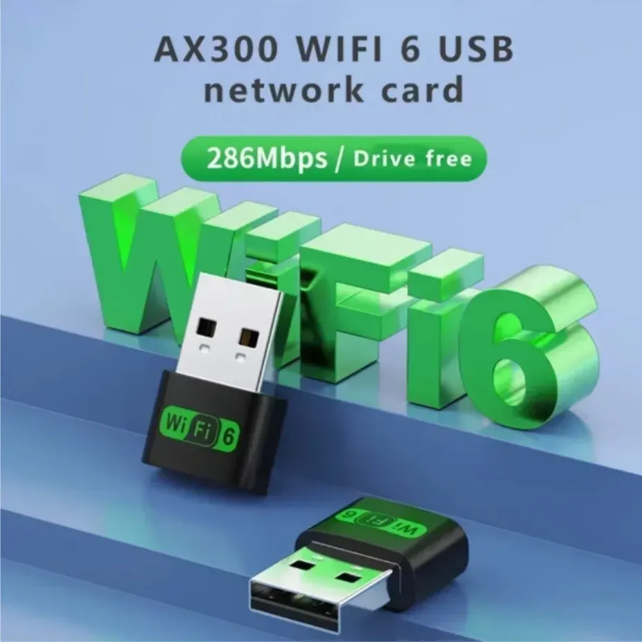 Adaptateur Wi-Fi 6 USB sans fil, détail du design