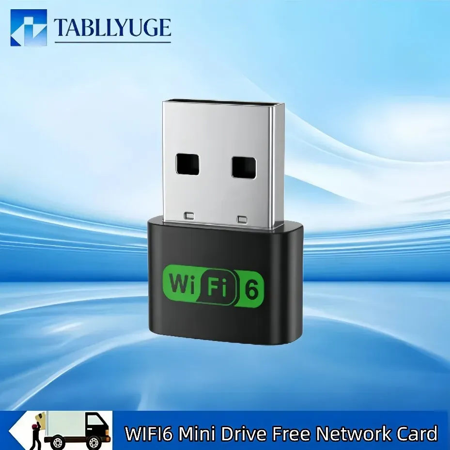 Adaptateur Wi-Fi 6 USB sans fil, vue d'ensemble