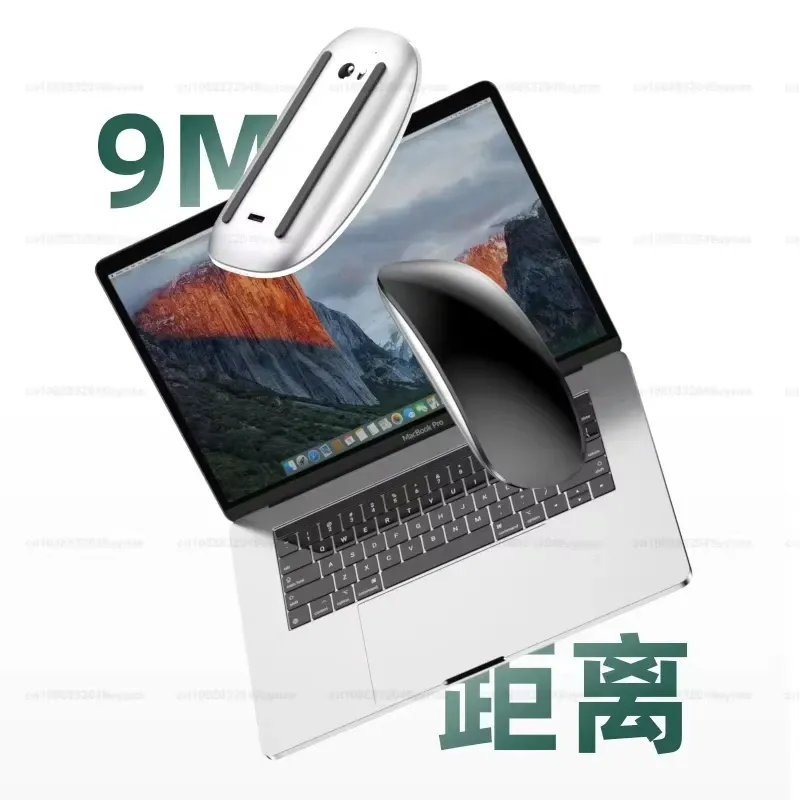 Souris sans fil Bluetooth 5.0 Apple Magic Mouse d'origine, compatible MacBook Pro, MacBook Air, Mac mini, iPad et PC, avec surface multi-touch 3