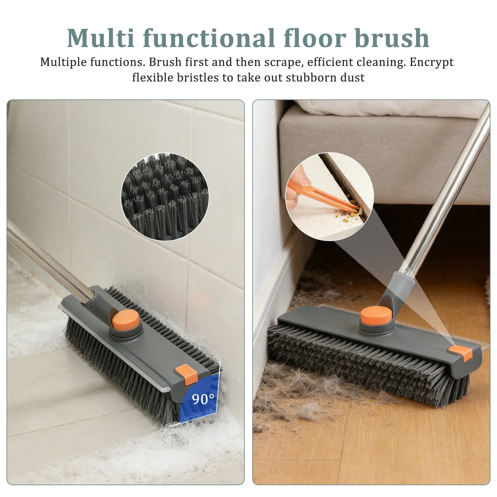 Détail de la tête de brosse