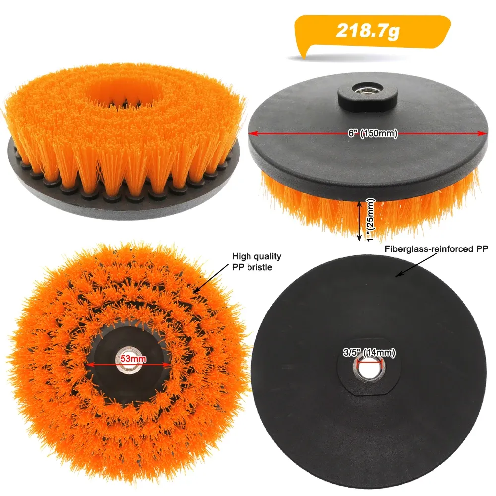 Brosse de nettoyage creuse pour salle de bain