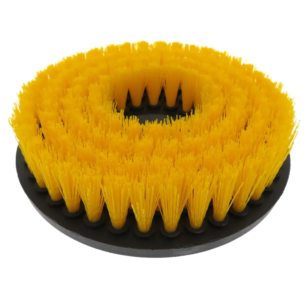 Brosse de nettoyage électrique à tête creuse 6 pouces avec adaptateur 10