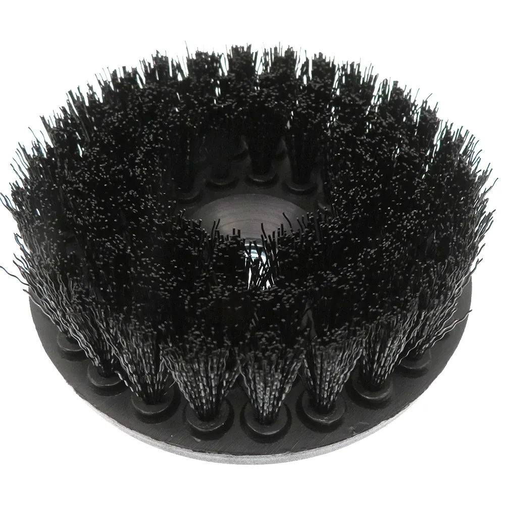 Brosse de nettoyage électrique à tête creuse 6 pouces avec adaptateur 9