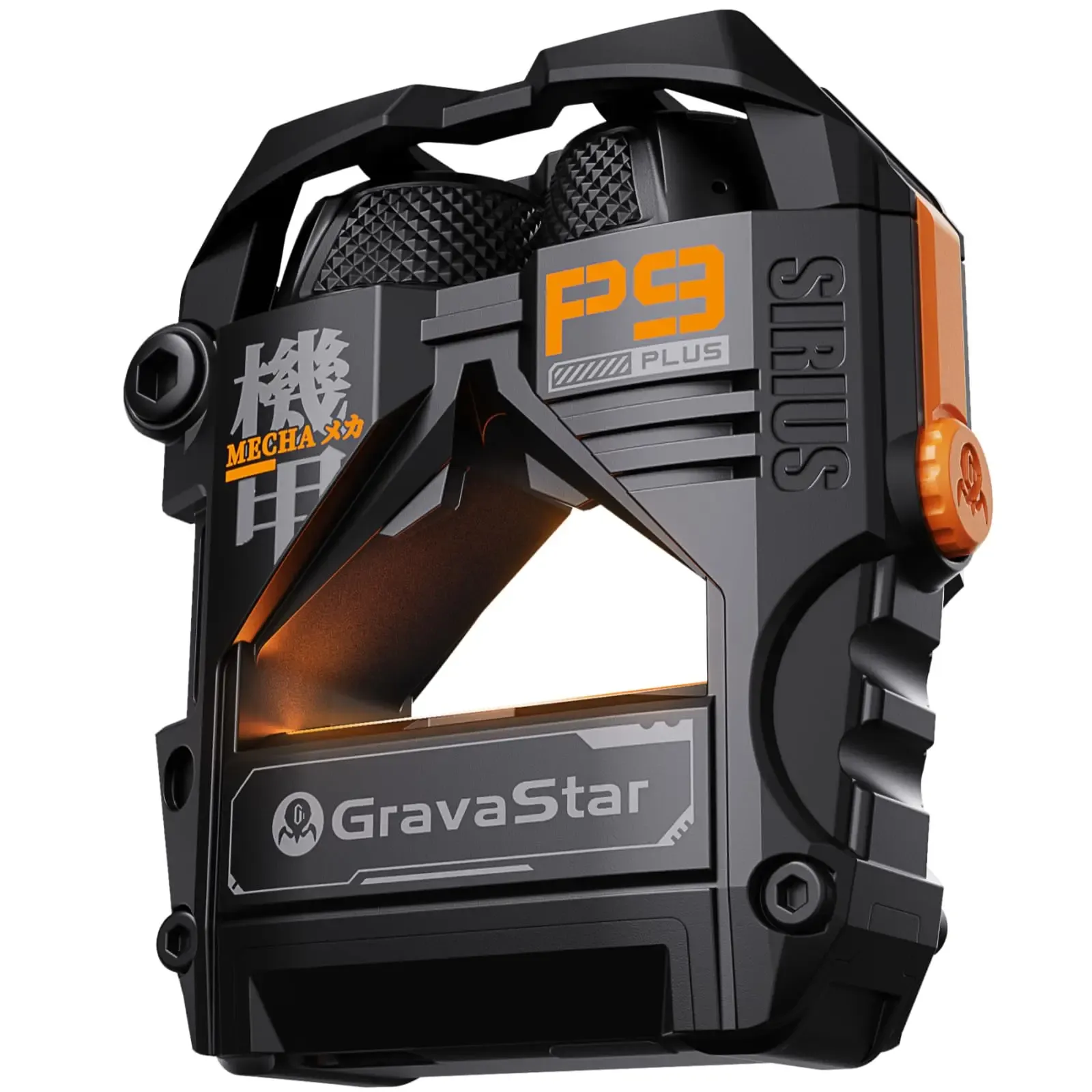 GravaStar Sirius P9 Plus Écouteurs sans fil True Wireless, Bluetooth 5.3, Casque à réduction active du bruit (ANC), autonomie de lecture de 28 heures, ENC Clear 8
