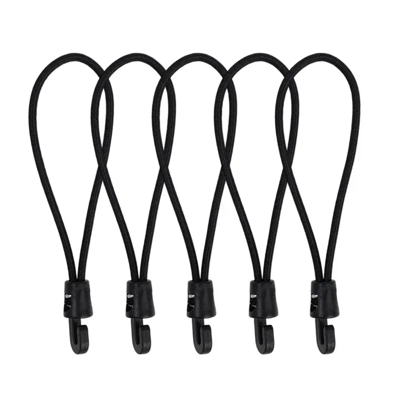 Cordon élastique à crochets 10/15/25 cm pour bâche de camping, lot de 1 ou 10 pièces 13