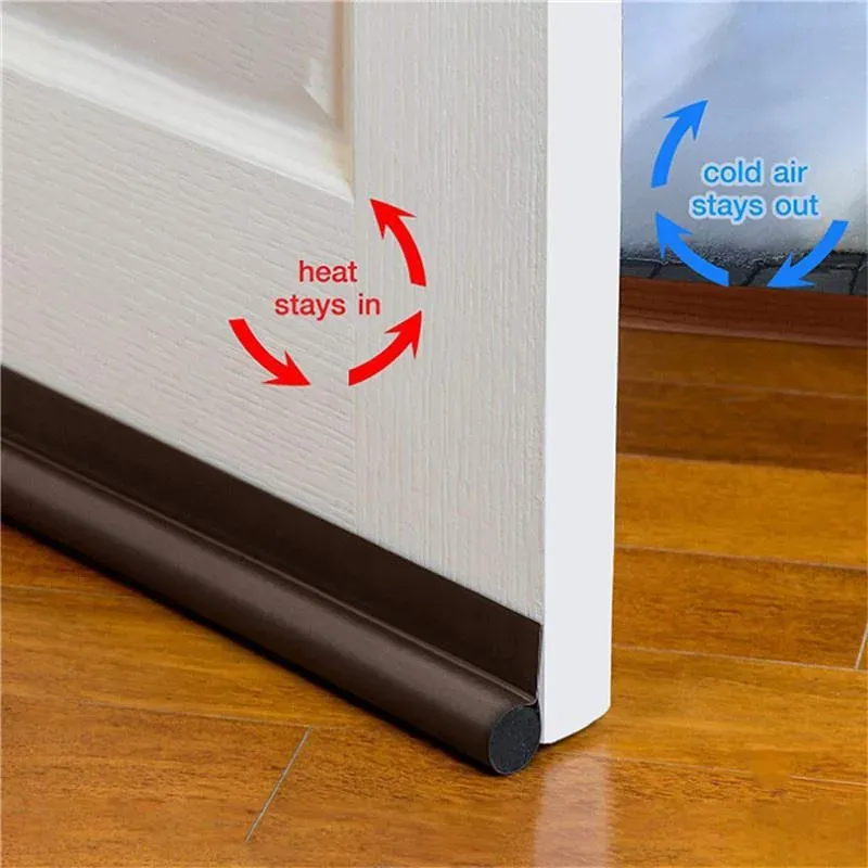 Bouchon de tirage de bas de porte en situation