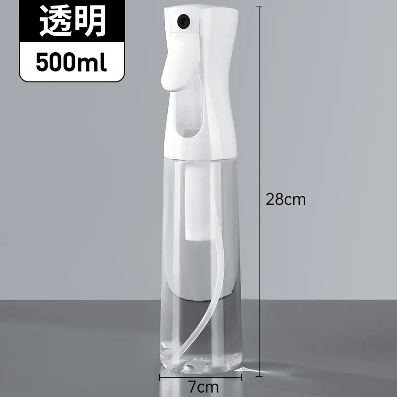 Bouteille vaporisateur rechargeable pour cheveux 500/300/200 ml, brumisateur continu, pulvérisateur d'eau automatique pour salon de coiffure 11