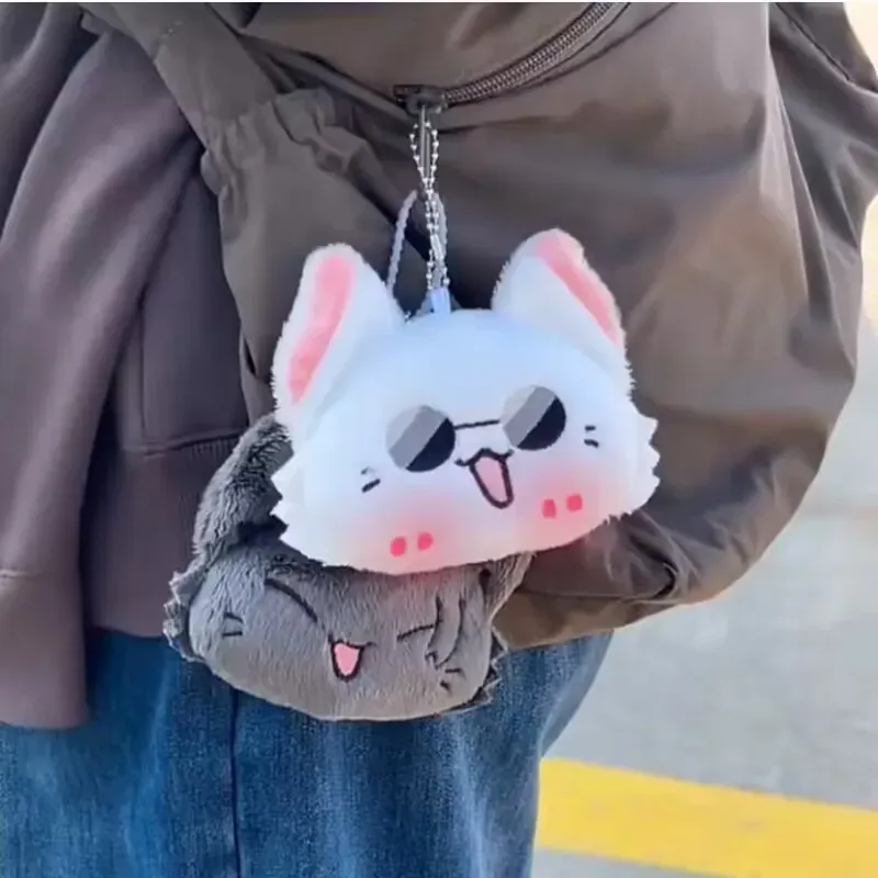 Porte-clés Geto Suguru et Satoru Gojo, peluche cosplay, pendentif, accessoire de couple, cadeau pour fans - Image 1