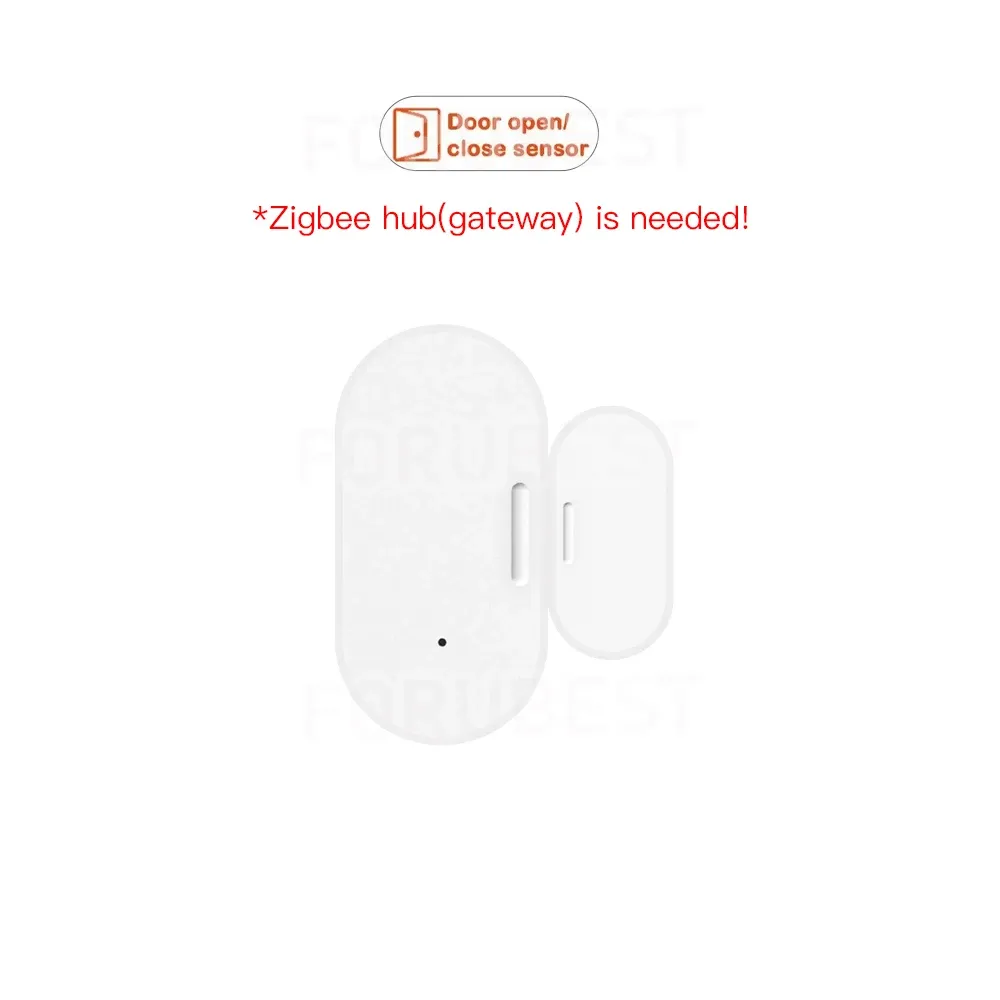 Capteur intelligent ZigBee pour portes et fenêtres avec détection de luminosité et de vibrations, alarme de sécurité domestique en temps réel, compatible Zigbee2MQTT 9