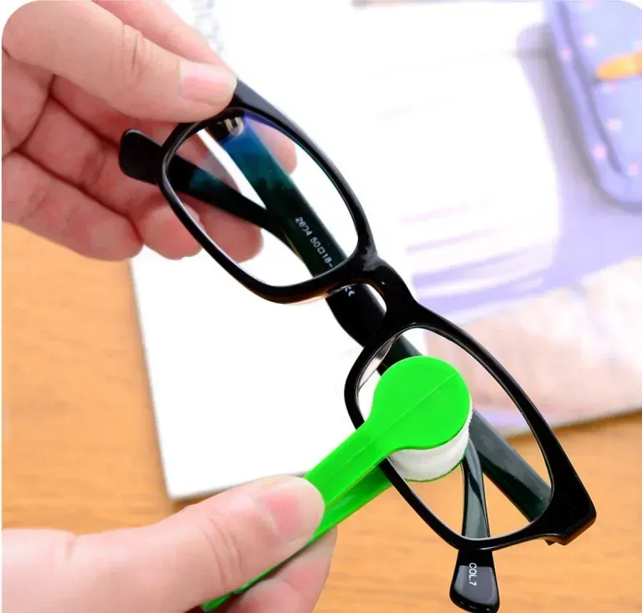 10/5/1 pièces Kit portable multifonctionnel de nettoyage pour lunettes : brosses et chiffons en microfibre pour lunettes de soleil 5
