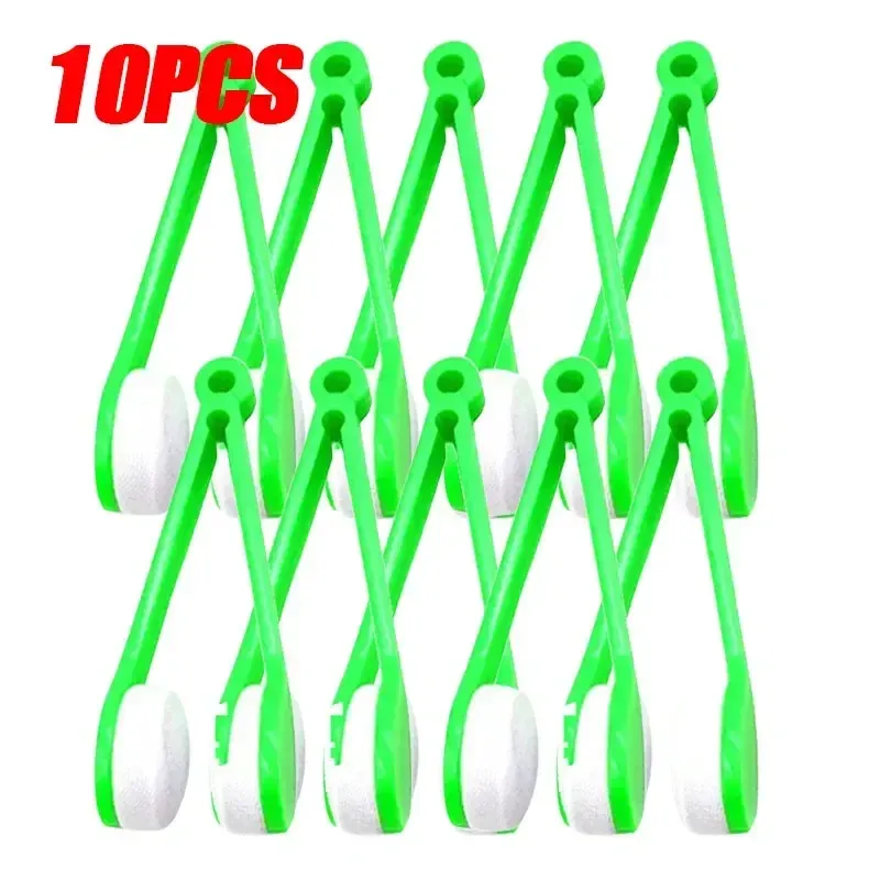 10/5/1 pièces Kit portable multifonctionnel de nettoyage pour lunettes : brosses et chiffons en microfibre pour lunettes de soleil 8