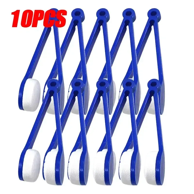 10/5/1 pièces Kit portable multifonctionnel de nettoyage pour lunettes : brosses et chiffons en microfibre pour lunettes de soleil 7