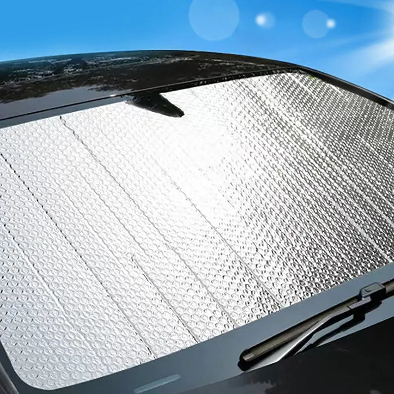 Pare-soleil avant pour voiture à enroulement automatique, protection UV 3