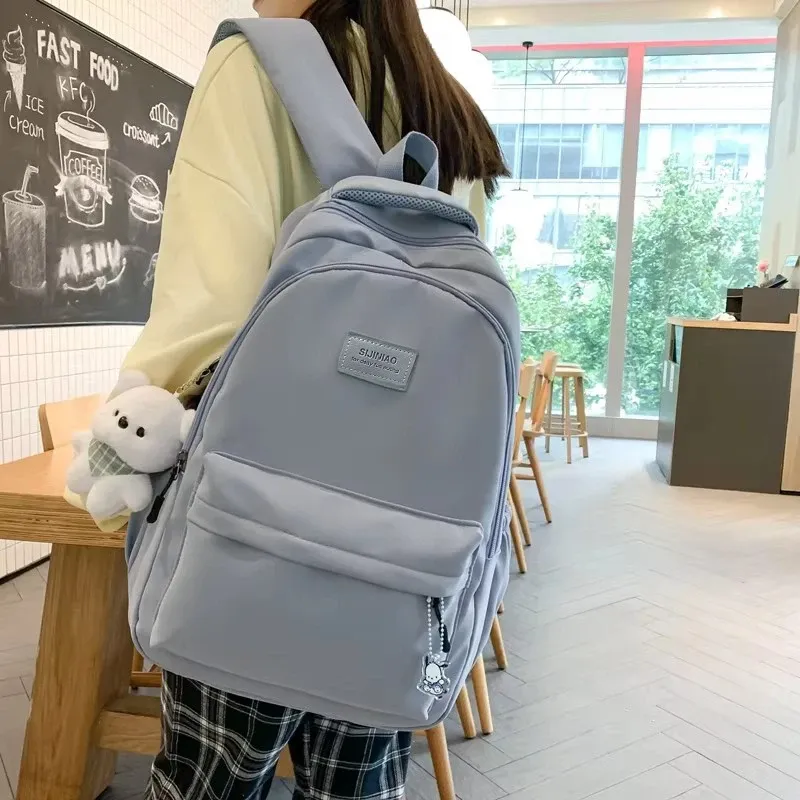 Sac à dos universitaire étanche haute capacité pour ordinateur portable, mixte 3